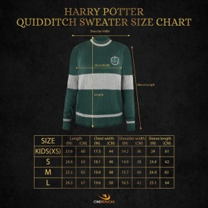 Der Quidditch Slytherin Pullover