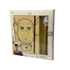 Harry Potter Gadget - Ballpoint Pen and Hedwig Diary Box with Hogwarts Acceptance Letter