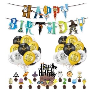 Happy Birthday Set festa di compleanno Harry potter