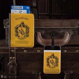 Harry Potter Custodia passaporto e Porta etichetta Tassorosso