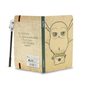 Harry Potter Gadget - Ballpoint Pen and Hedwig Diary Box with Hogwarts Acceptance Letter