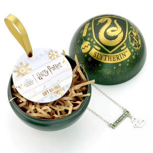 Der Slytherin Weihnachtskugel und Halskette - Harry Potter