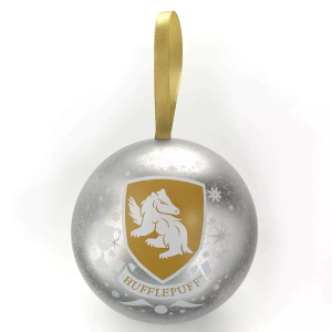 Der Hufflepuff Weihnachtskugel und Halskette - Harry Potter