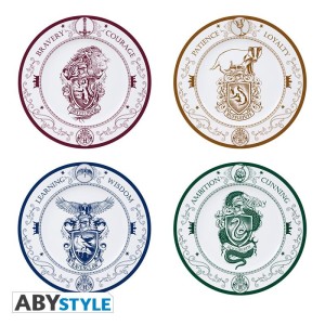 Harry Potter houses plates set