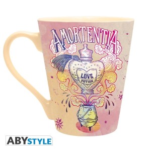 Set Harry Potter tazza Amortentia agenda Hogwarts e portachiavi Edvige