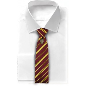 Harry Potter Cravatta Deluxe Grifondoro con spilla