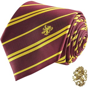 Harry Potter - Die Gryffindor-Deluxe-Krawatte mit Brosche
