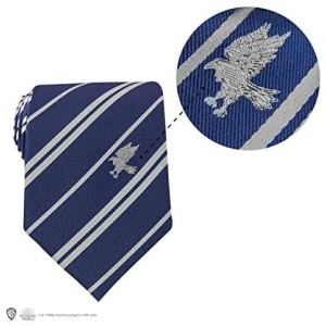 Harry Potter - Ravenclaw-Deluxe-Krawatte mit Brosche