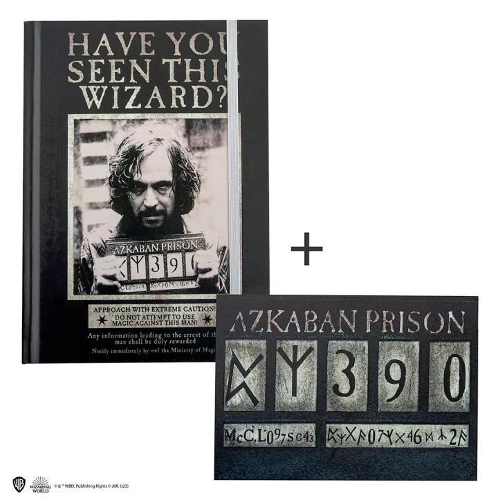 Notebook Sirius Black con segnalibro
