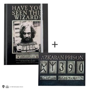 Sirius Black-Notizbuch mit Lesezeichen