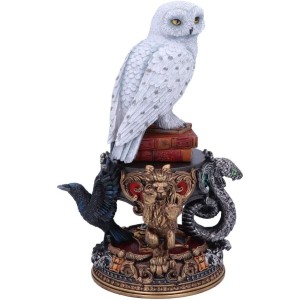 Hedwig-Skulptur in Hogwarts