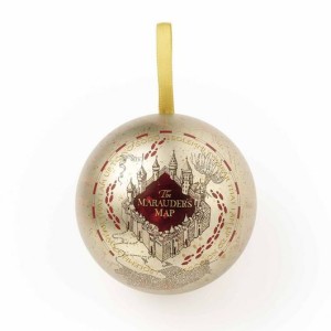 Harry Potter pallina di Natale Mappa del Malandrino