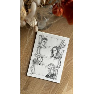 Illustrazione esclusiva firmata dalle voci di Hogwarts