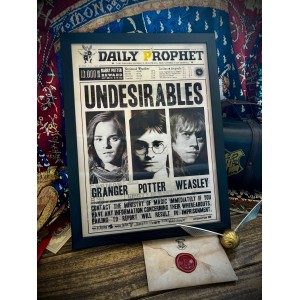 Quadro lenticolare Harry Potter Daily Prophet