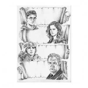 Illustrazione esclusiva firmata dalle voci di Hogwarts