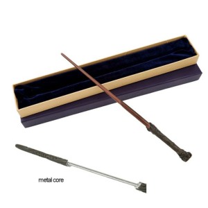 Harry Potter resin wand with box and metal core