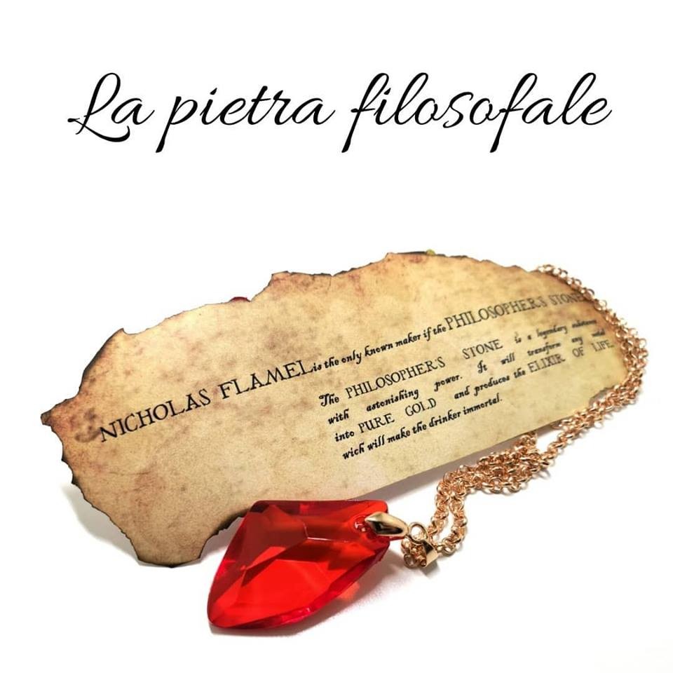 COLLANA GIROCOLLO COLLEZIONE HARRY POTTER GRIFONDORO 1 - Con Caboch... | Su