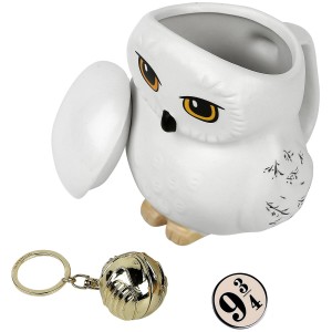Harry's Suitcase 3D Mug Set plus 3D Keychain and Pin