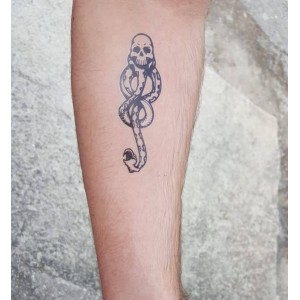 Harry Potter Death Eaters Dark Mark Tattoos