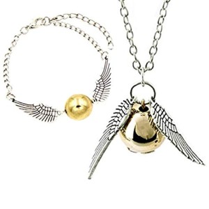 Golden Snitch Necklace and Bracelet