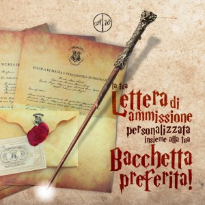 Personalized Acceptance Letter + Wand of Your Choice - Harry Potter Gadget