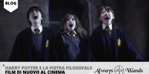 Harry Potter e la pietra filosofale film di nuovo al cinema