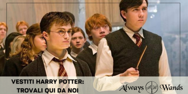 Vestiti Harry Potter: trovali qui da noi