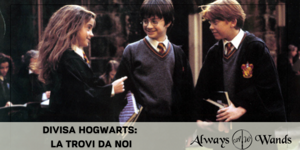 Divisa Hogwarts: la trovi da noi