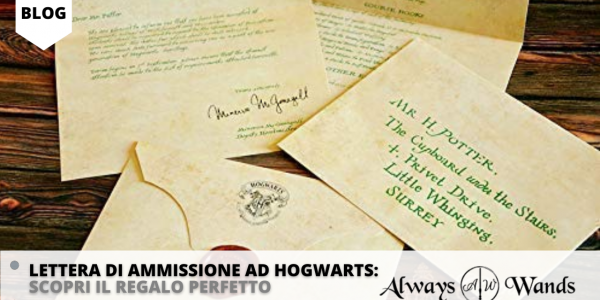 Lettera di ammissione ad Hogwarts: scopri il regalo perfetto