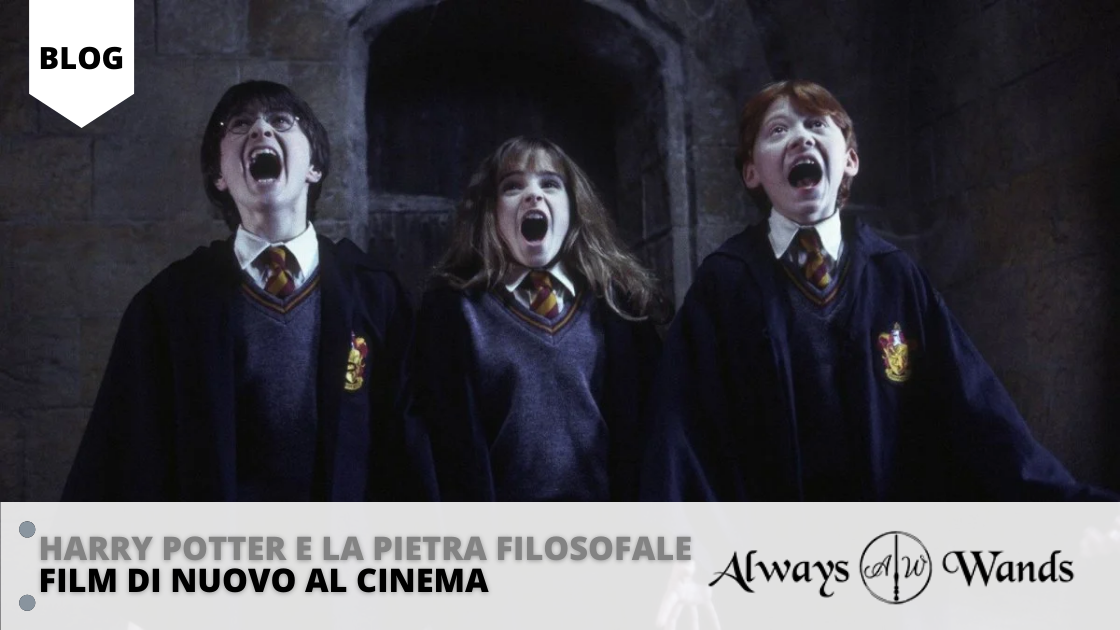 Harry Potter e la pietra filosofale film di nuovo al cinema